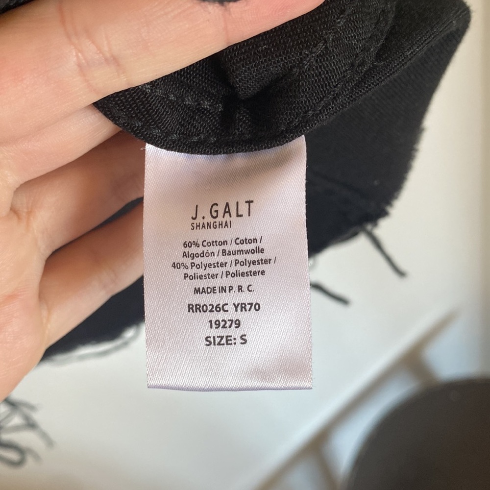 John Gault Solid Black Denim Jacket - image 5